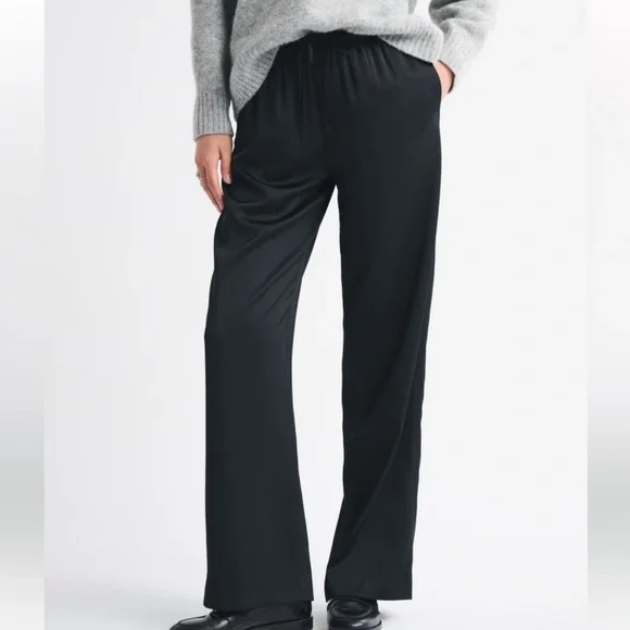 Abercrombie & Fitch Cream Wide Leg Pants - Picture 6 of 6